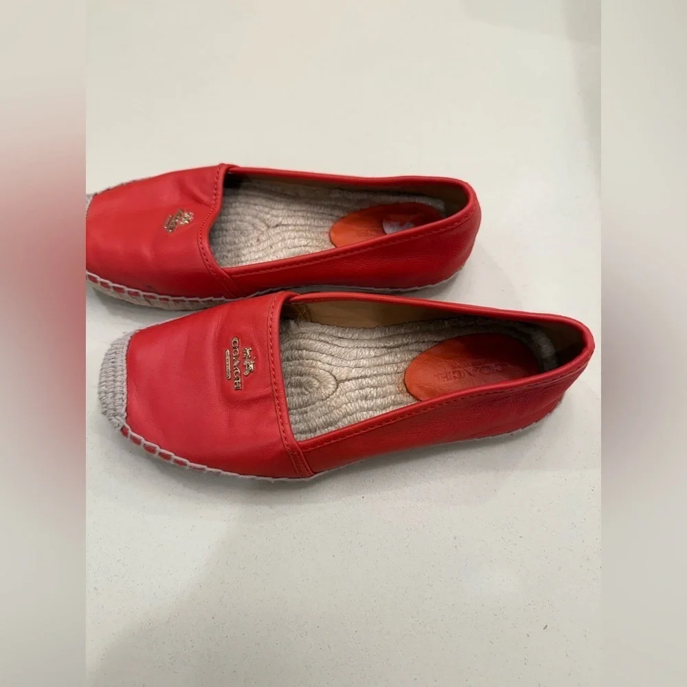 Coach Leather Espadrilles